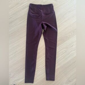 Athleta Elation Leggings - Shiny Maroon XS